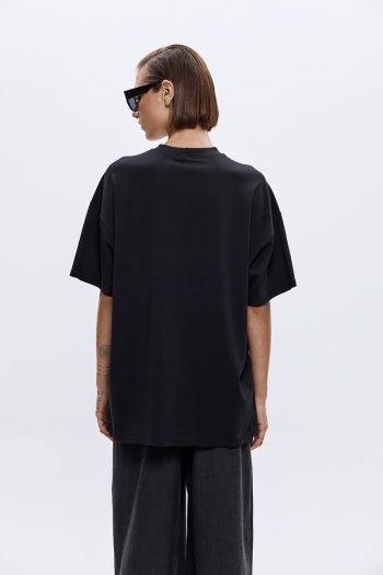 Power Lies In Contrast T-Shirt – Black/Grey - Image 3