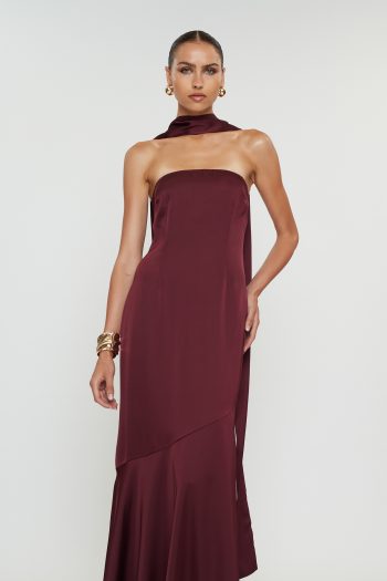 Nepheli Dress – Bordeaux - Image 2