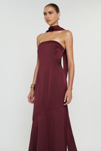 Nepheli Dress – Bordeaux - Image 3