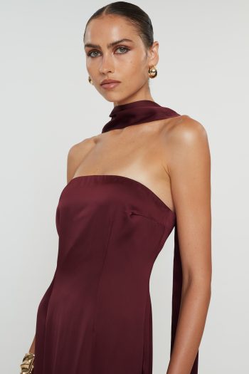 Nepheli Dress – Bordeaux - Image 4