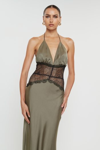 Dollores Dress – Taupe - Image 2