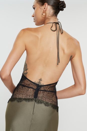 Dollores Dress – Taupe - Image 7