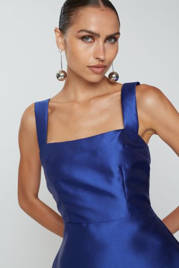 Vasiliki Mini Dress – Blue - Image 3
