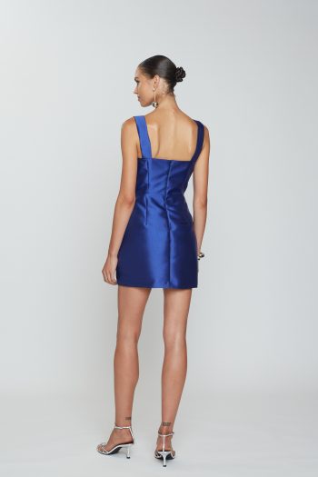 Vasiliki Mini Dress – Blue - Image 5
