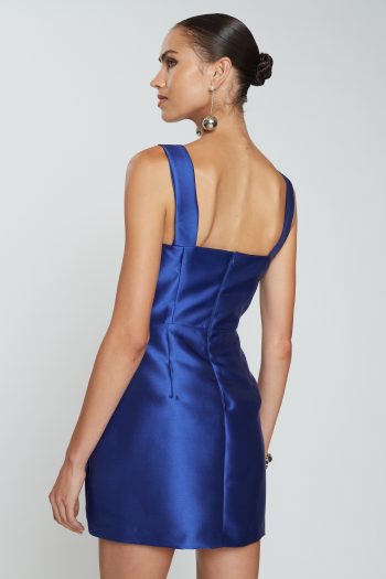 Vasiliki Mini Dress – Blue - Image 4