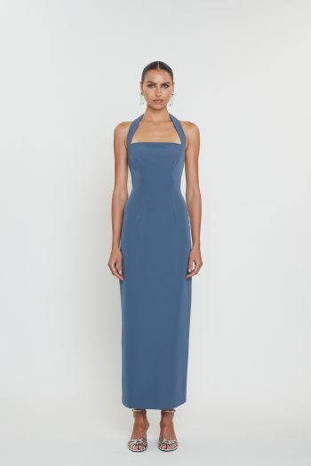 Alba Midi Dress – Raf Blue - Image 2