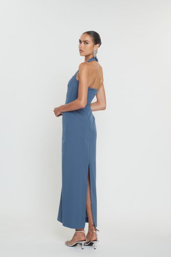 Alba Midi Dress – Raf Blue - Image 5