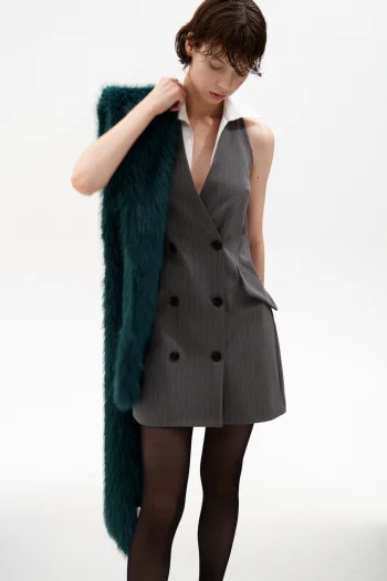 Nellie Mini Dress – Grey