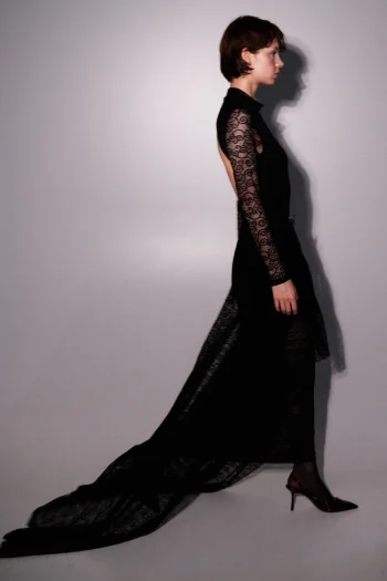 Vienna Maxi Dress – Black - Image 3