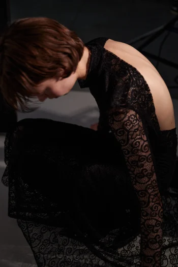 Vienna Maxi Dress – Black - Image 4