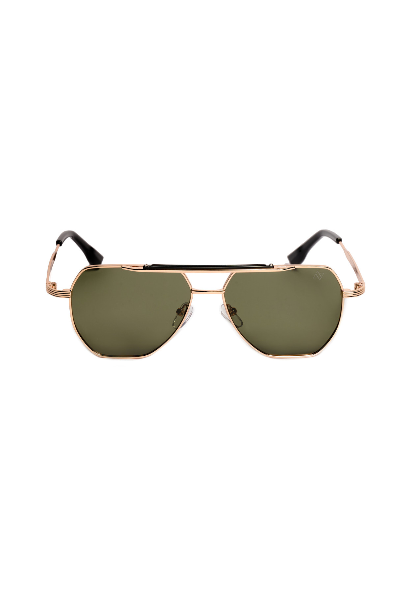 Product Canva (21) Jett Sunglasses – Black/Gold - Image 1