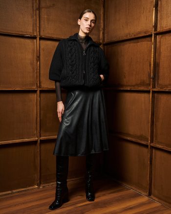 Tulum Knit Jacket – Black - Image 3