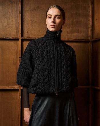 Tulum Knit Jacket – Black