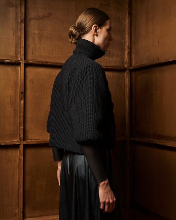 Tulum Knit Jacket – Black - Image 5