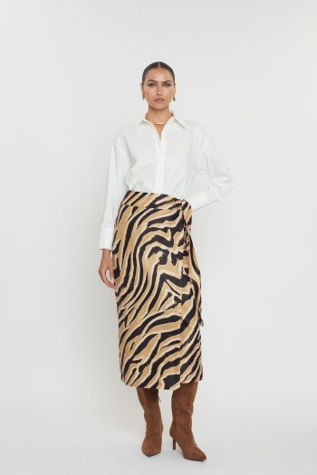 Penelope Skirt – Caramel Zebra - Image 3