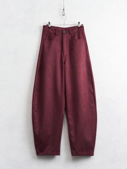 Luca Suede Pants – Bordeaux