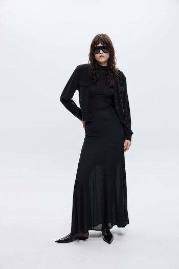 Cambell Maxi Skirt – Black