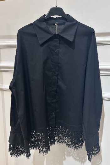 Jaden Lace Shirt – Black - Image 4