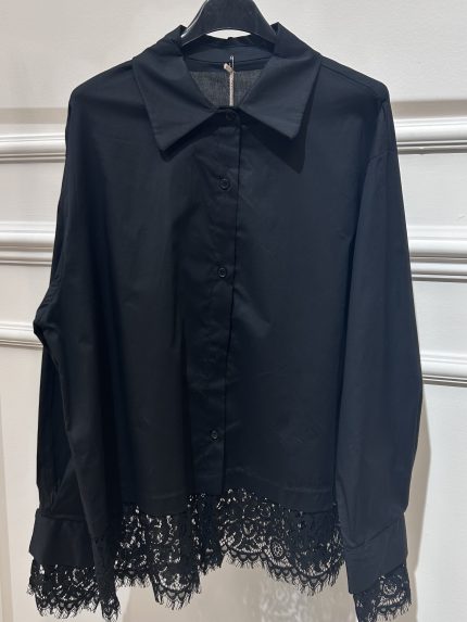 Jaden Lace Shirt – Black