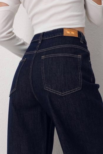 Diana Wide Leg Denim – Dark Blue - Image 4