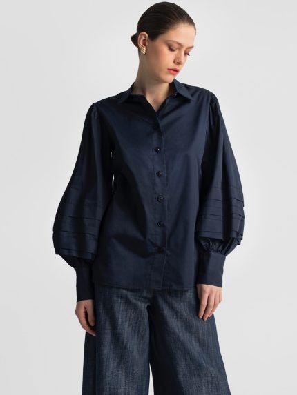 Beverly Shirt – Blue/Green/White