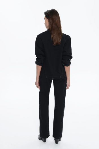 Kira Denim Jacket – Black - Image 2