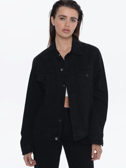 Kira Denim Jacket – Black