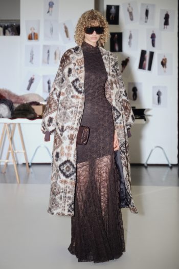 Anna Lace Dress – Brown - Image 2