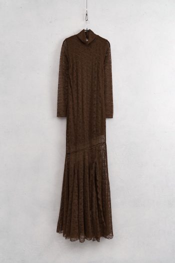 Anna Lace Dress – Brown