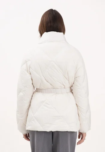 Florida Puffer Jacket – White - Image 3