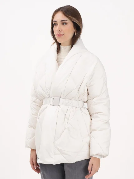 Florida Puffer Jacket – White