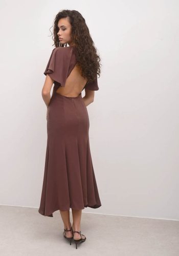 Rosina Dress – Brown