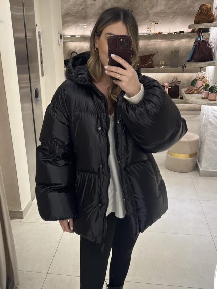 Nevada Puffer Jacket – Black