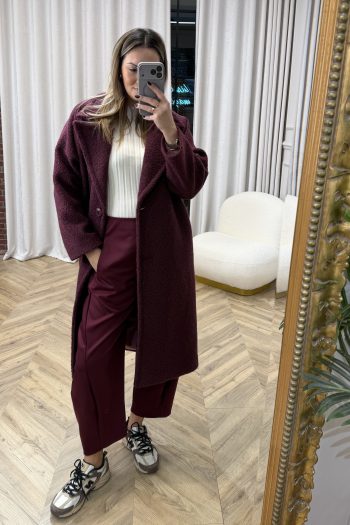 Nina Coat – Bordeaux - Image 3