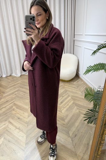Nina Coat – Bordeaux - Image 6