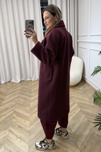 Nina Coat – Bordeaux - Image 4