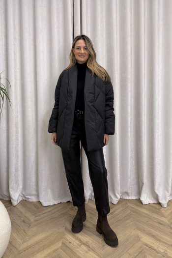 Florida Puffer Jacket – Black - Image 3