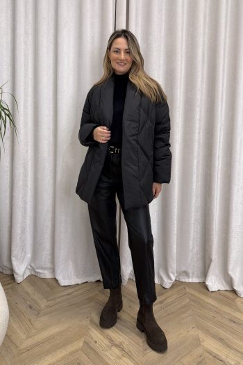 Florida Puffer Jacket – Black - Image 2