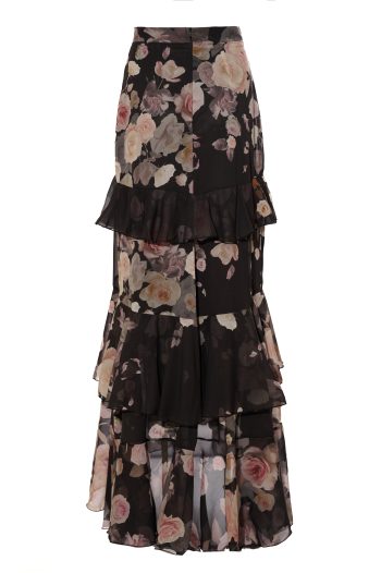 Blaire Set – Black/Pink Flowers - Image 2