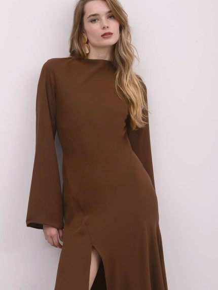 Andria Dress – Brown