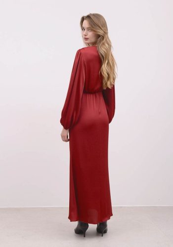 Isla Dress – Red Wine - Image 3