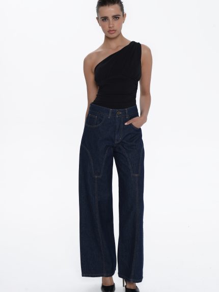 Shakira Detailed Denim – Ocean Blue