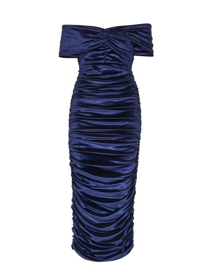 Ruby Velvet Dress – Blue