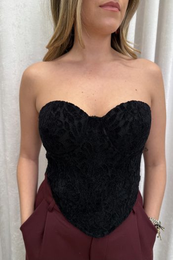 Millie Lace Bustier – Black - Image 2