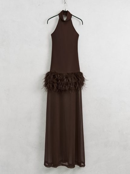 Avery Maxi Dress – Brown