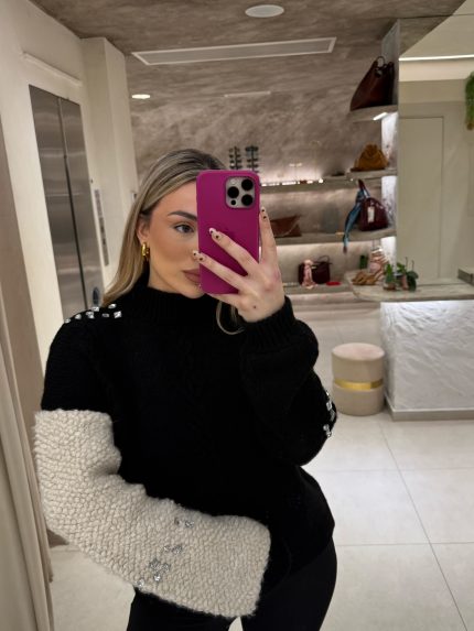 Lausanne Knit – Black