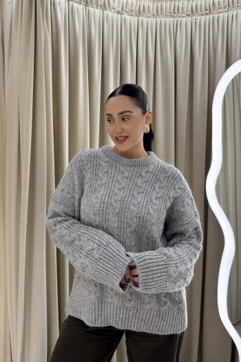 Ivy Knit – Grey - Image 3