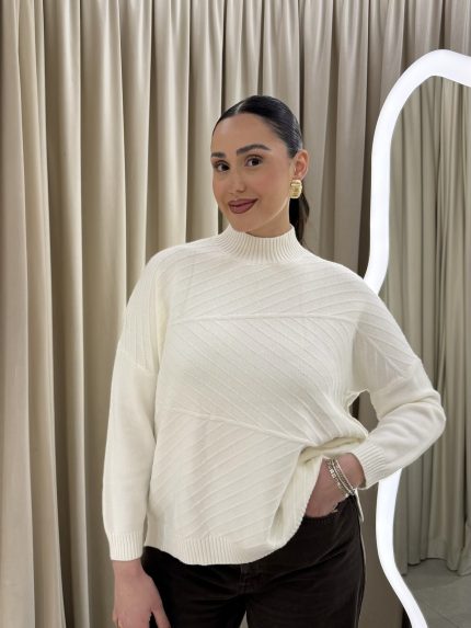 Quinn Knit – Ecru