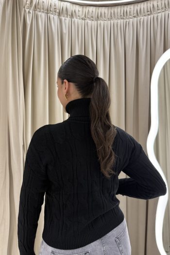 Lisa Knit – Black - Image 3