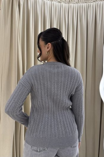 Milena Knit – Grey - Image 3